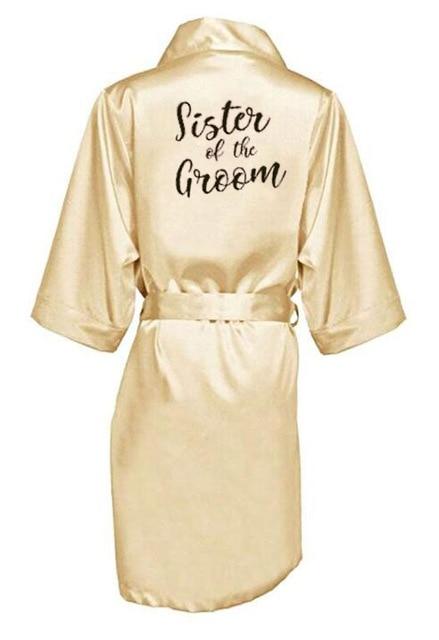 robe with white black letters sleeping wear - FIVE TIGERS 