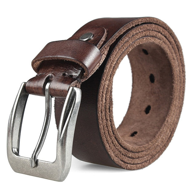 Top Layer Leather  Casual High Quality Men Belt