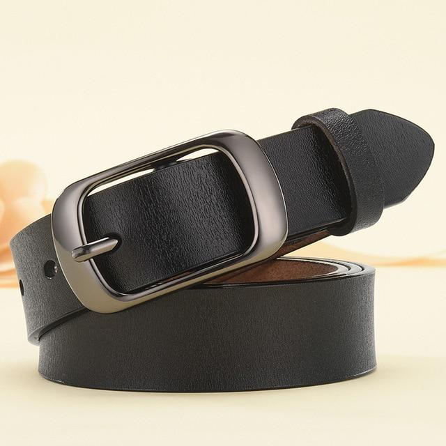 Women Genuine Leather Belt For Female - FIVE TIGERS 