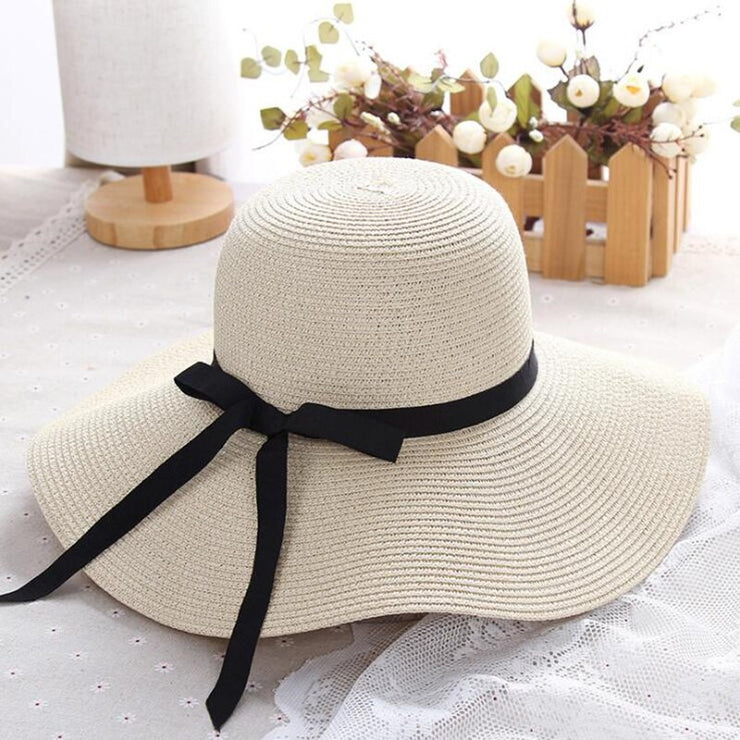 summer straw hat women big wide brim beach hat sun hat