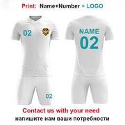 Men football uniform custom soccer jerseys Sets