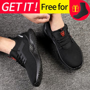 Unisex Work Safety Shoes Anti-Smashing Steel Toe Puncture Proof Sneaker
