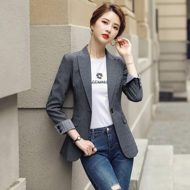 Women HIGH QUALITY  Design Blazer Jacket