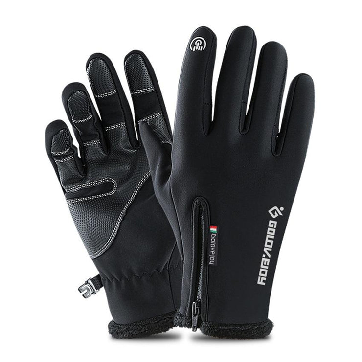 Cold-proof Unisex Waterproof Winter Gloves Cycling Fluff Warm Gloves - FIVE TIGERS 