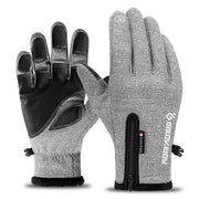 Cold-proof Unisex Waterproof Winter Gloves Cycling Fluff Warm Gloves - FIVE TIGERS 