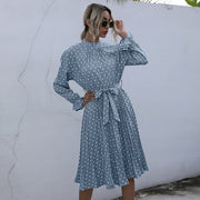 Women Polka Dot Print Casual Dress
