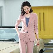 Women Pant Suit Office Lady Jacket and Blazer
