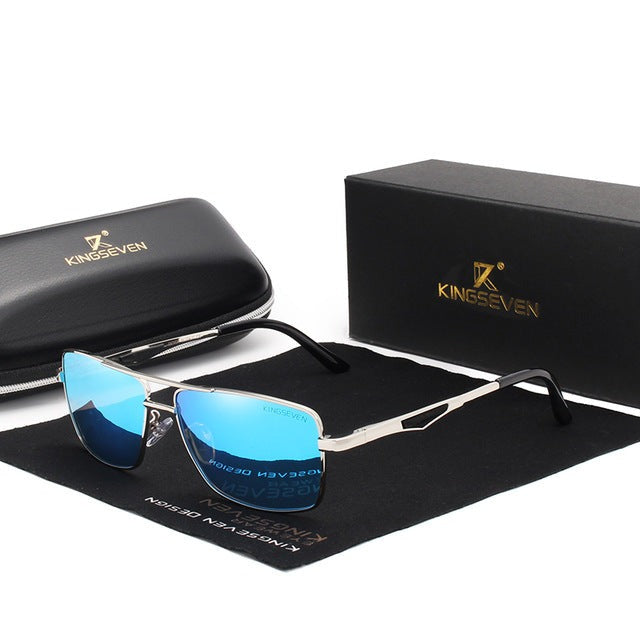 KINGSEVEN 2022 Brand Classic Square Polarized Men Sunglasses
