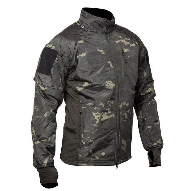 Men's Tactical Jacket Coat Fleece Camouflage Military Jacket
