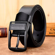 Men Genuine Leather Belts Strap Luxury Pin Buckle Fancy