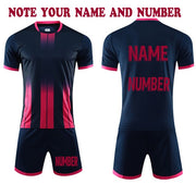 Men Soccer Jersey Set Uniforms Kits