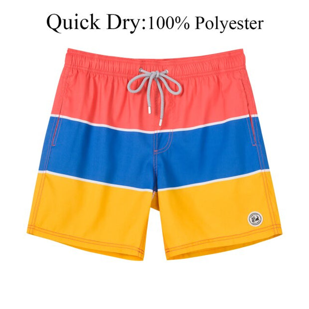 Mens Swim Trunks Quick Dry Beach Swimming Shorts