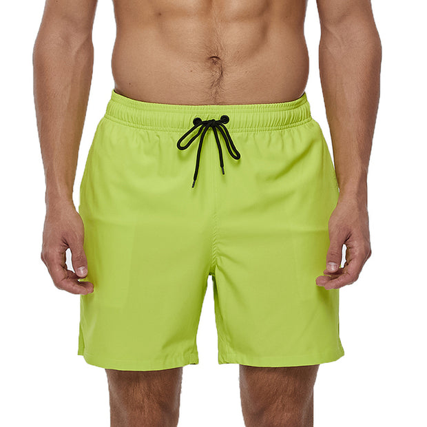 Mens Swim Trunks Quick Dry Beach Shorts with Zipper Pockets