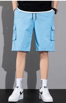 Mens Summer Fashion Shorts With Multi-Pockets