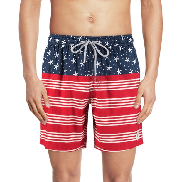 Mens Beach Shorts Surfing Boardshorts with Mesh Lining